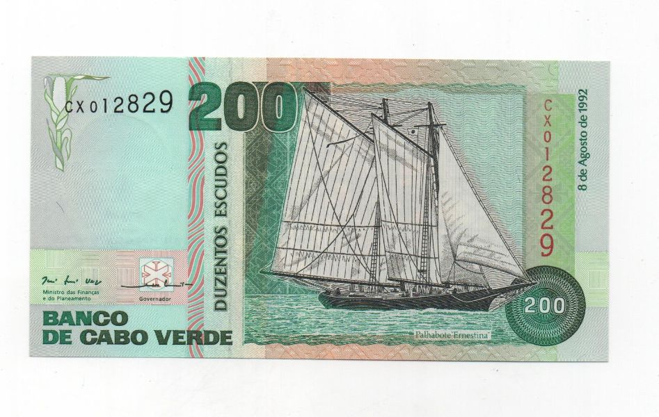 CABO VERDE DEL AÑO 1992 DE 200 ESCUDOS